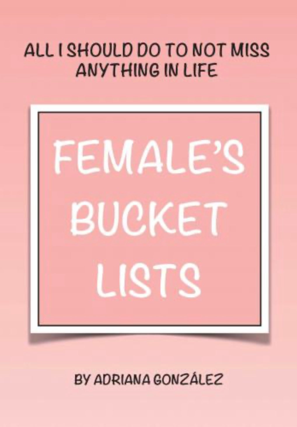 BOOKS https://awesomegirltoplabel.com/pages/books Hey guys my second print book Female’s Bucket Lists is launching up today on most Bookstores and also available to purchase online. I hope this little book can contribute to your personal growth - as it has to mine ;-) English Edition- - FEMALE’S BUCKET LISTS - ALL I SHOULD DO TO NOT MISS ANYTHING IN LIFE. CHECK IT OUT